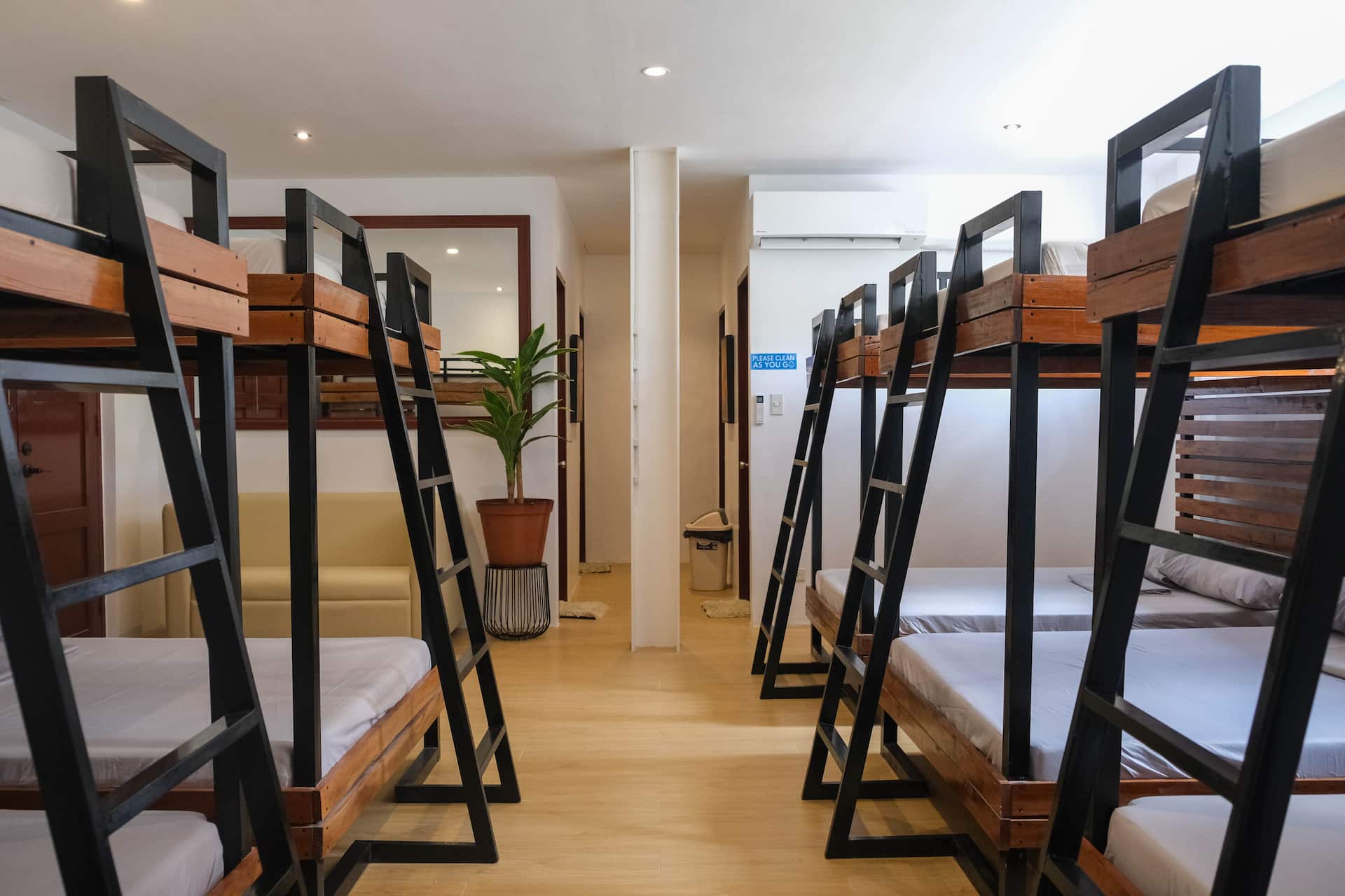 Group Bunk Bed Quarter Central Hallway with Multi-Deck Pods