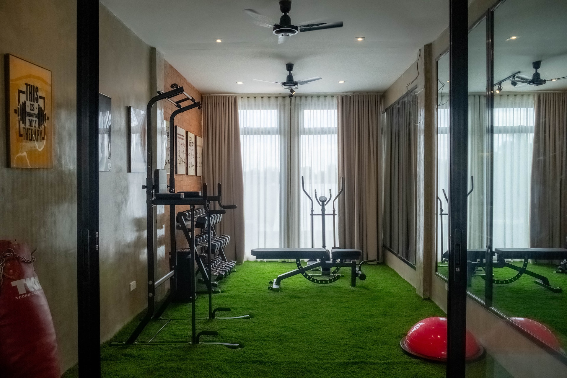 Full Fitness Facility with Multi-Station, Elliptical & Free Weights