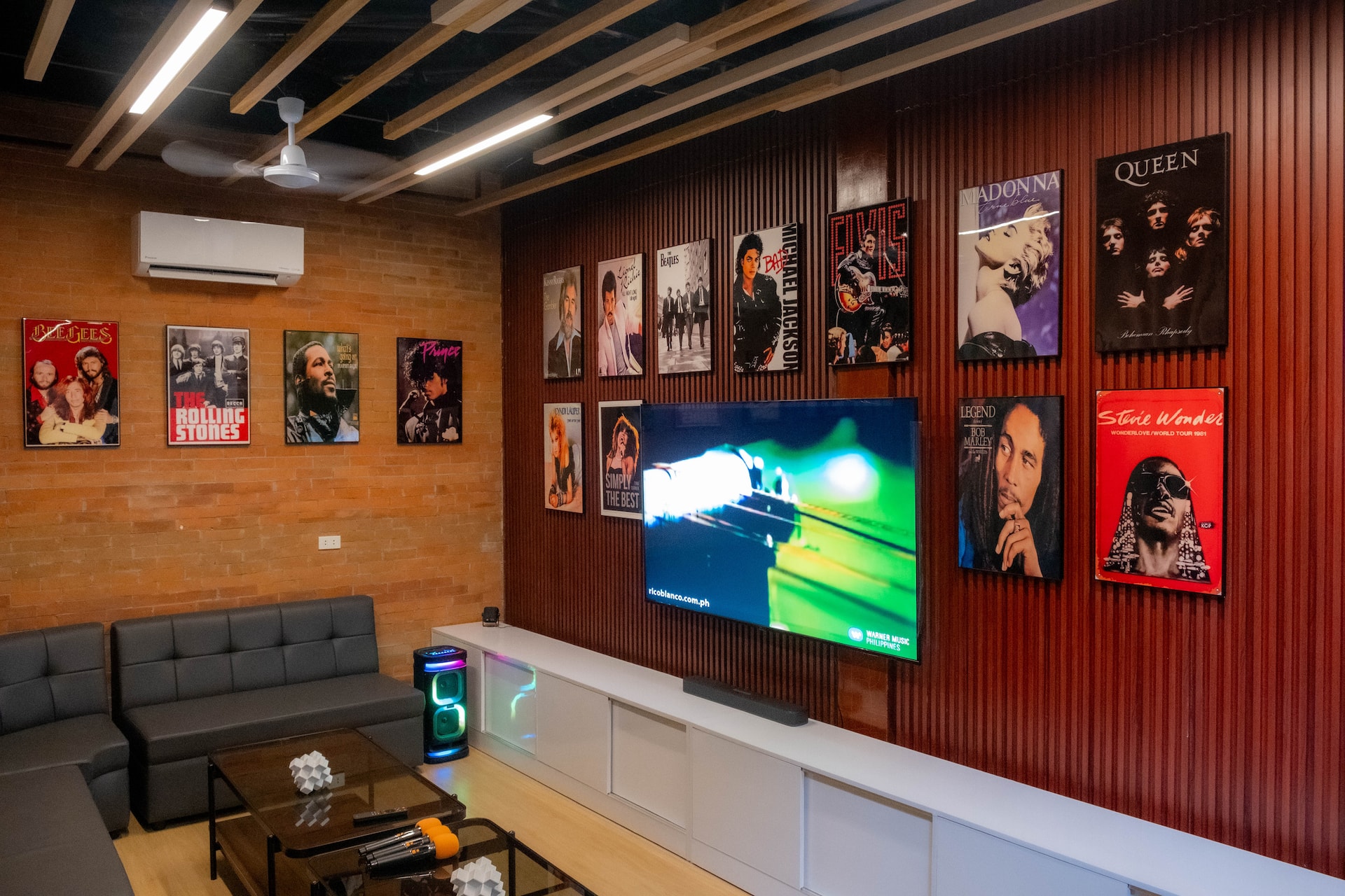 Air-Conditioned Videoke Lounge & Music Wall