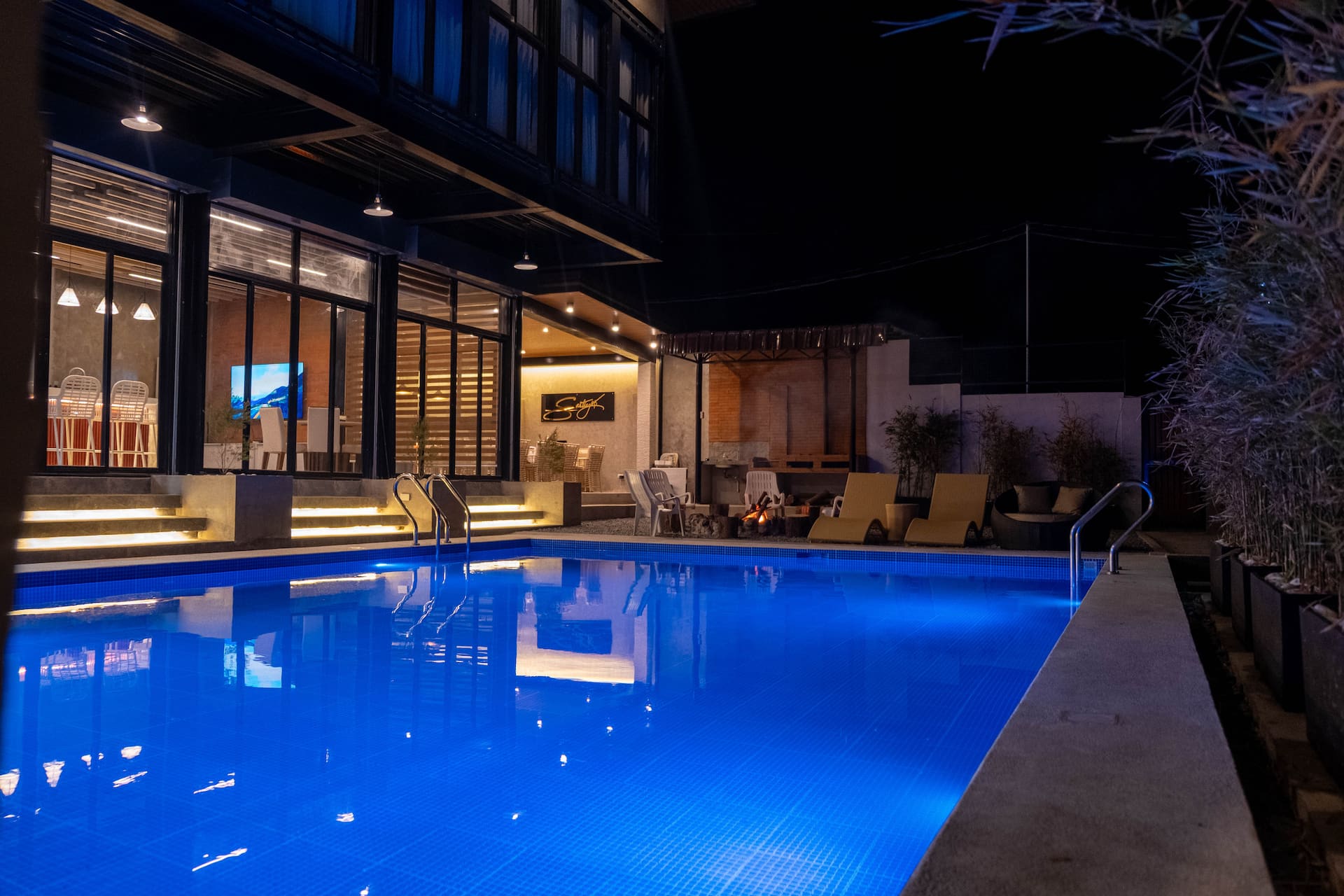 Pool Deck & Waterfall Secondary Angle